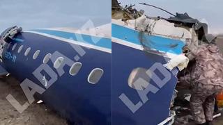 VİDEO | Azerbaycan havayollarına ait uçak Kazakistan'da düştü! 25 kişinin kurtarılma anları kamerada