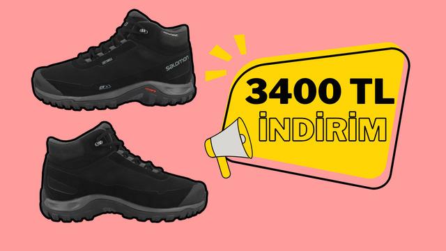 Salomon Shelter CS WP Yürüyüş Botu'nda bugüne özel 2549 TL indirim var