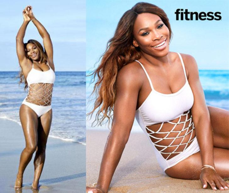 Serena Williams Fitness Dergisinde