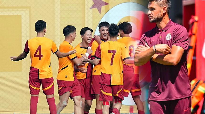 Galatasaray U17 takımı tarihi bir farkla Fenerbahçe U17'yi mağlup etti! Teknik direktör Sedat Debreli: Bu formaya gönül veren herkesin zaferi!