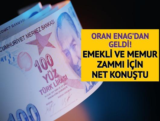 Emekli ve memur zammı için çarpıcı çıkış! ENAG Başkanı oran verdi