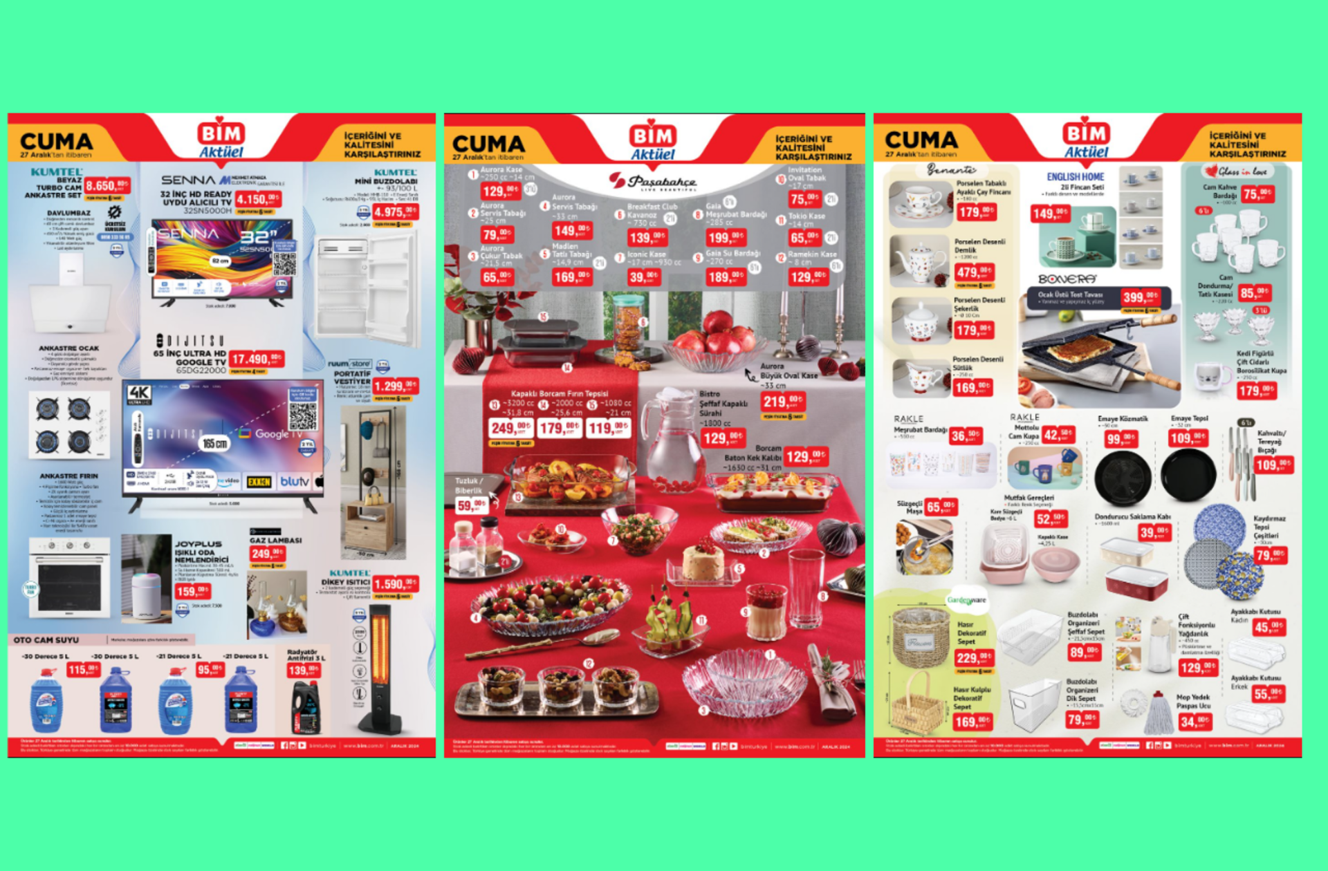 BİM'e Kumtel Isıtıcı geliyor! 27 Aralık 2024 BİM Aktüel Kataloğu burada