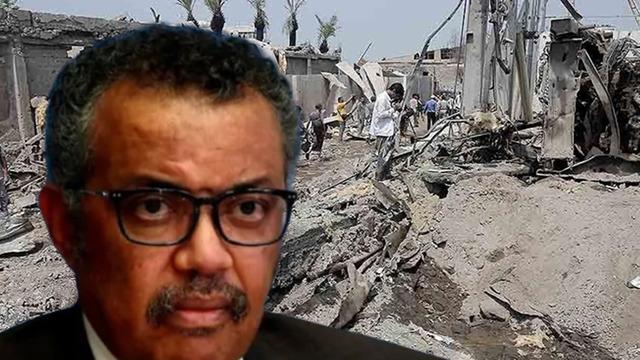 İsrail, Yemen'de havalimanını bombalamıştı! DSÖ Direktörü Ghebreyesus da oradaymış: Uçağımızın mürettebatından bir kişi yaralandı