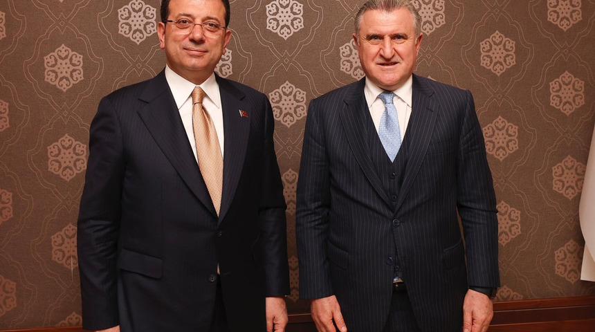 Bakan Bak, İBB Başkanı İmamoğlu'nu kabul etti