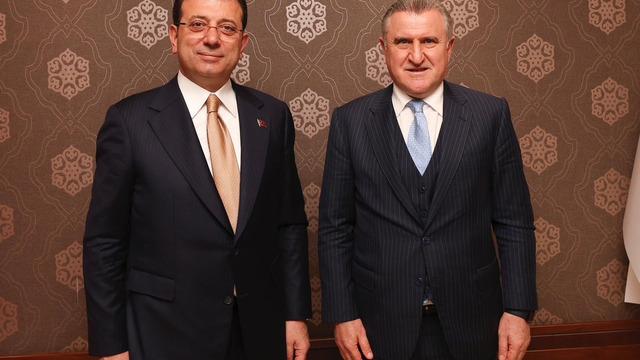 Bakan Bak, İBB Başkanı İmamoğlu'nu kabul etti