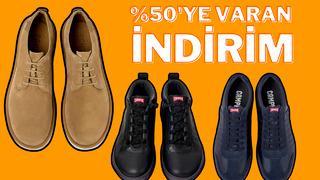 Günlük kombinlerin tamamlayıcısı Camper'da %50'ye varan indirim