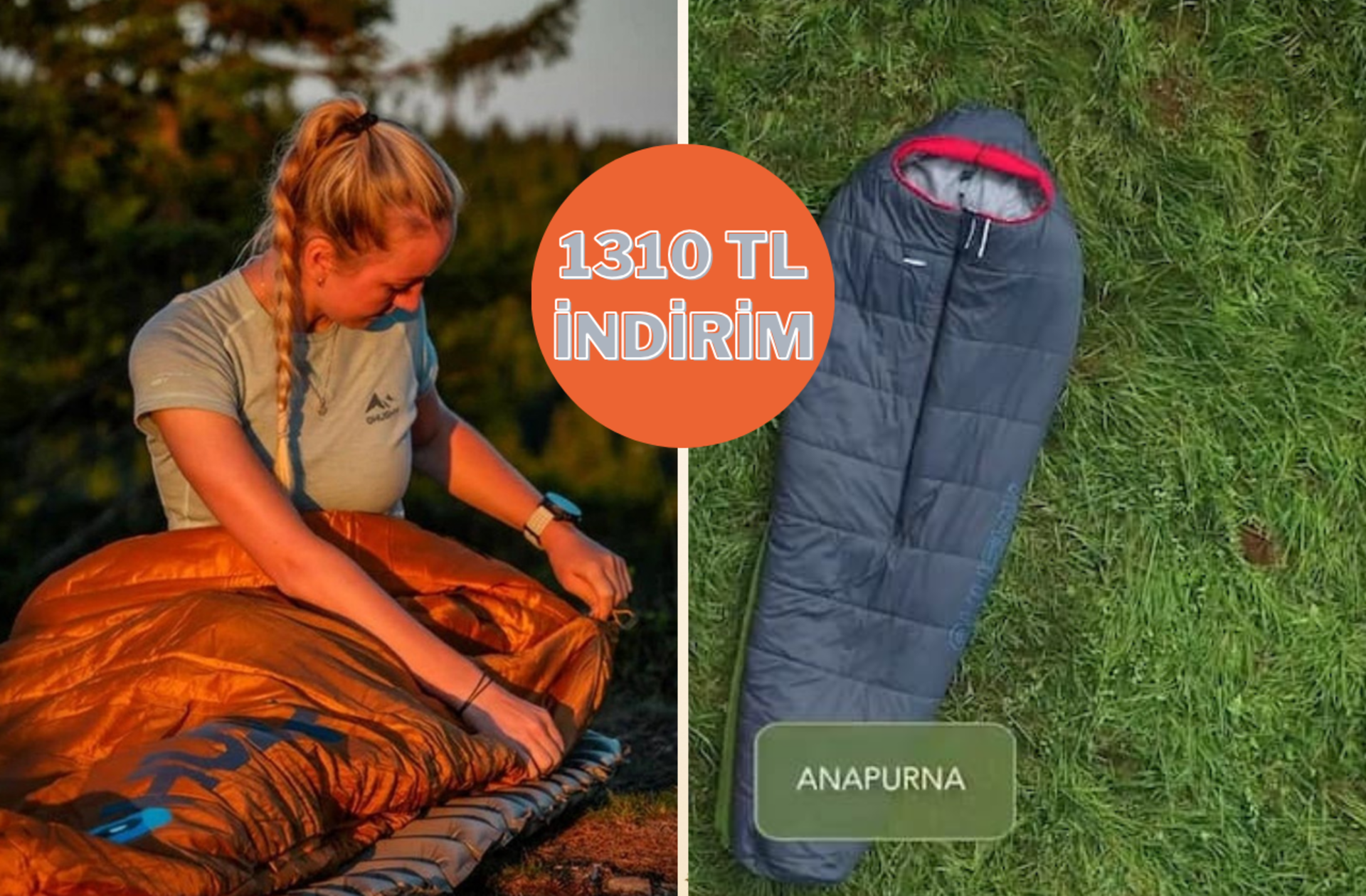 Yılın Son Fırsatları'na özel Husky Anapurna Uyku Tulumu'nun fiyatı düştü