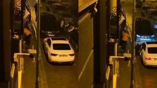 Kağıthane'de eşiyle ilişkisi olduğunu iddia ettiği kadının kapısına dayandı! Küfür ve hakaretler savurdu