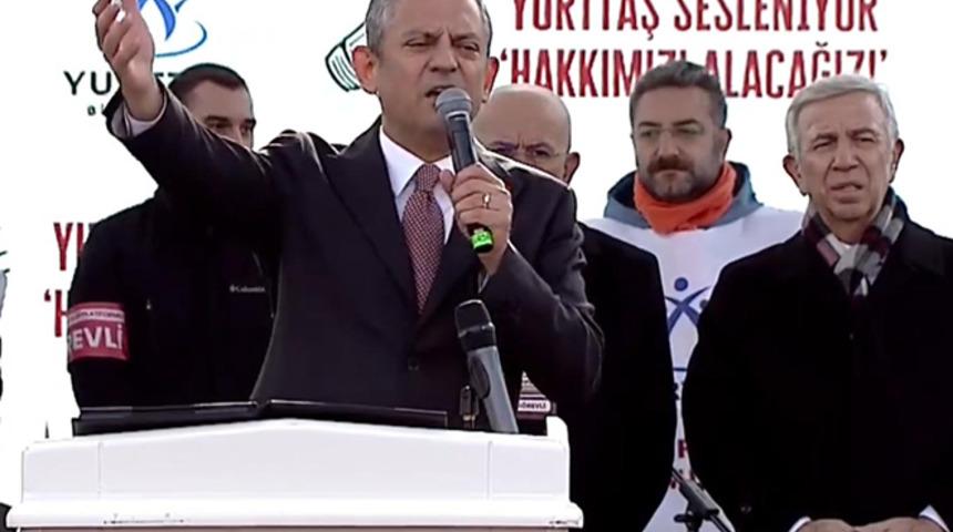 Özgür Özel'den Cumhurbaşkanı Erdoğan'a yanıt! 'Küfeyi sırtlanmaya varız'