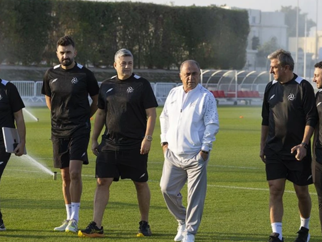 Fatih Terim, Al-Shabab'ın başında ilk antrenmanına çıktı