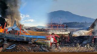 Pistte patlayan uçak yanıp kül oldu, 179 kişi can verdi! Güney Kore'de büyük facia kameraya yansıdı