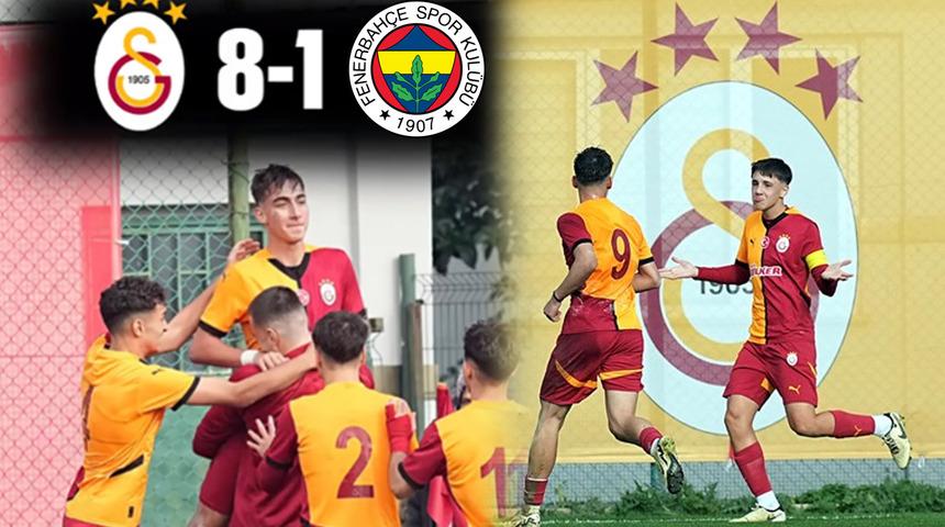Galatasaray U17'nin tarihi Fenerbahçe galibiyeti sonrası kızdıran açıklama! Maçı 8-1 kazanmışlardı ama...