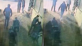 Takip edebildiklerini düşündüler... Neden peşimizden geliyorsun? diyerek sivil polis ekibini darp ettiler!