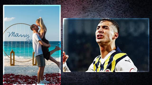 Futbolcu Mert Müldür Koprena Andjela'ya evlenme teklifi etti! Pozlarına beğeni yağdı