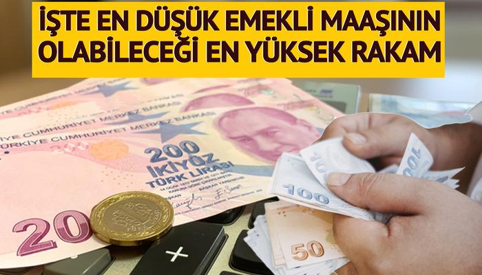 'Bunu geçmez' En düşük emekli maaşının olabileceği en yüksek rakamı açıkladı! Emekli zammı için de net oran verdi