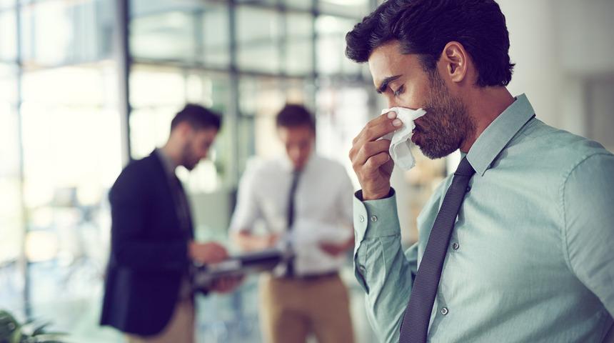Ofis çalışanları gribal enfeksiyonlara daha hızlı yakalanıyor 