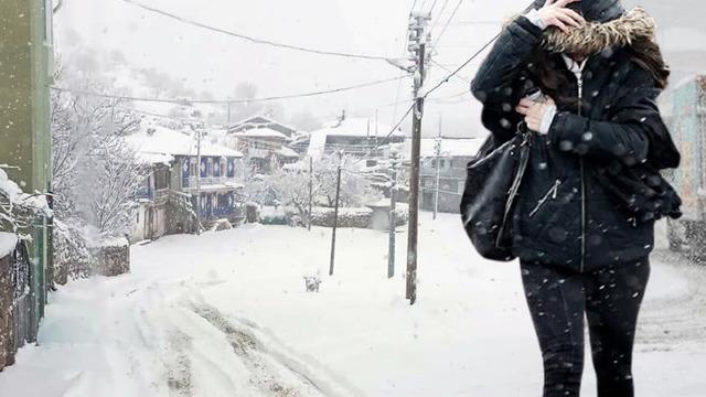 Beklenen kar öğleden sonra başladı, her yer beyaza büründü