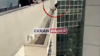 Adana'da kan donduran intihar girişimi! 13'üncü kattan kendisini böyle bıraktı...