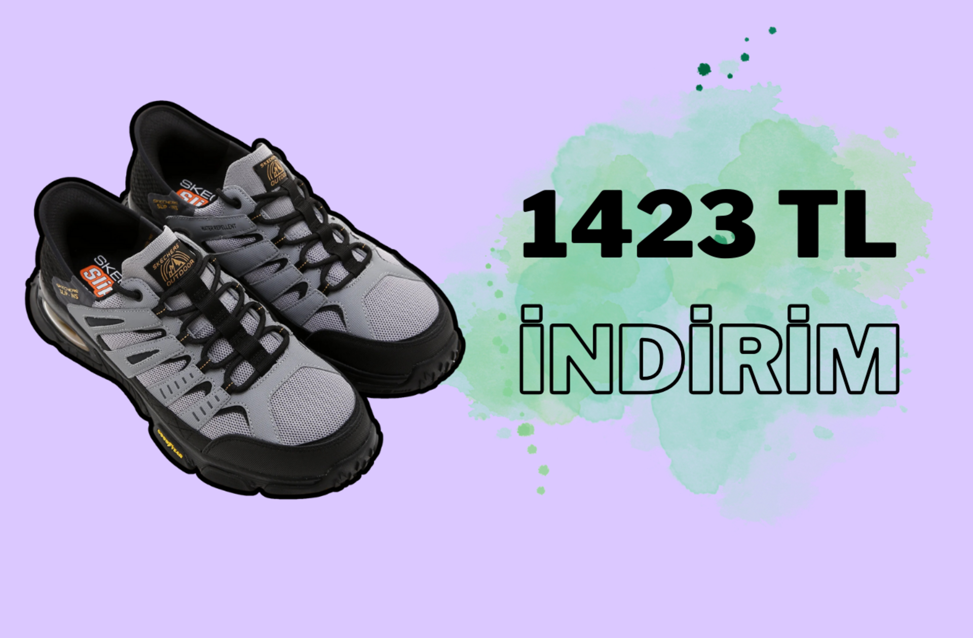 Outdoor tutkunlarının favorisi Skechers Skech-Air Envoy Spor Ayakkabı indirimde