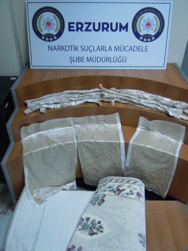 Erzurum’da 3 kilo 819 gram Eroin maddesi ele geçirildi