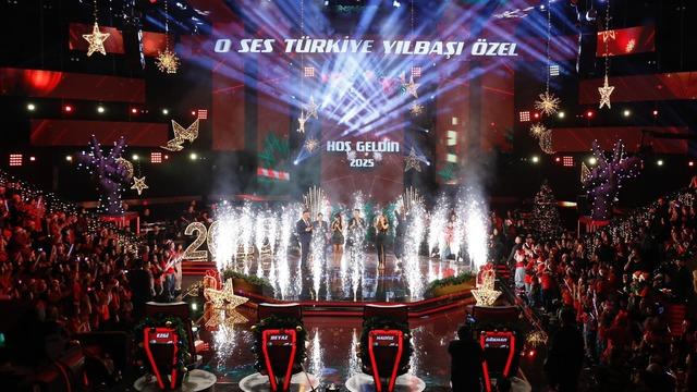 O Ses Türkiye yılbaşı gecesine damga vurdu! Reyting listesinde zirveye yerleşti 