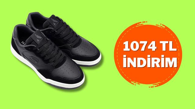 Hem şık hem rahat! Skechers Koopa - Volley Low Lifestyle Ayakkabı'da %25 indirim