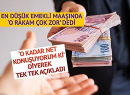 En düşük emekli maaşını 'Müneccimlik değil, durum bu' deyip açıkladı! Seyyanen zam ve refah payı için çok net konuştu 'Not alın'