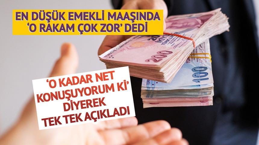 En düşük emekli maaşını 'Müneccimlik değil, durum bu' deyip açıkladı! Seyyanen zam ve refah payı için çok net konuştu 'Not alın'