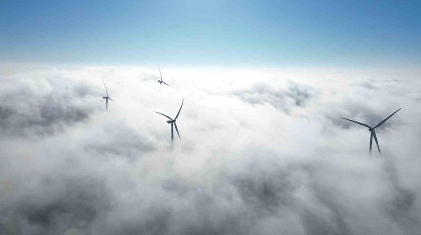 Yoğun sis etkili oldu: Çatalca'da kartpostallık görüntüler!