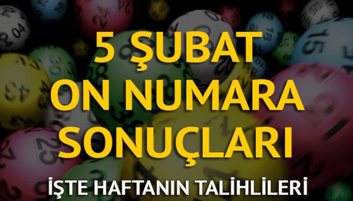 On Numara sonuçları 5 Şubat: On Numara büyük ikramiyesi altıya bölündü! (809. hafta sonucu)