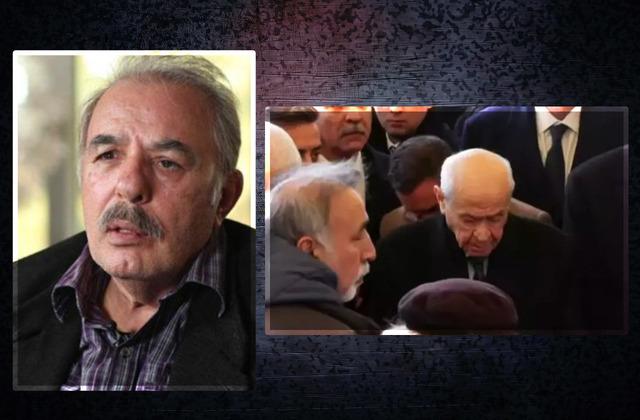 Ferdi Tayfur'un cenazesinde Devlet Bahçeli'nin zor anları! Aracına güçlükle ilerleyebildi