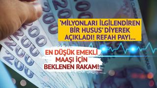 En düşük emekli maaşı için rakam verdi! 'Refah payını kapsayan düzenleme' deyip açıkladı 'Milyonları ilgilendiriyor'