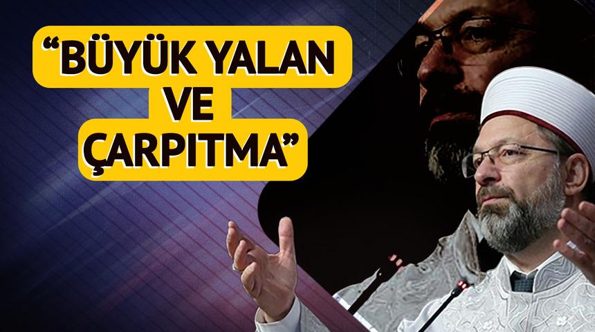 Ali Erbaş hakkında bugün çok konuşulan haber Diyanet İşleri'ni harekete geçirdi: "Büyük yalan ve çarpıtmaya imza atıldı"