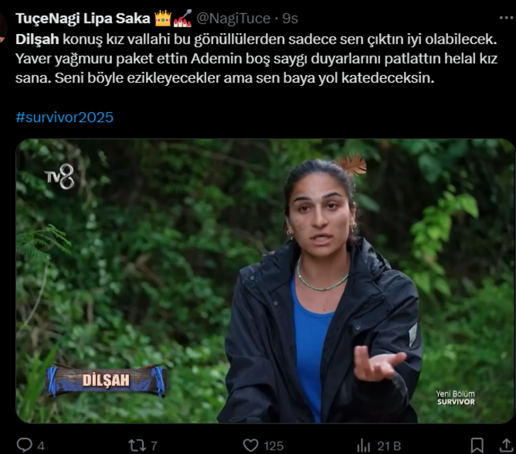 Survivor Dilşah sosyal medyayı ikiye böldü! Merak edilen soru: Survivor Dilşah nereli? G1