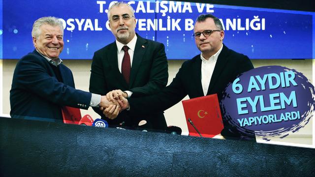 Polonez işçilerinin 6 aylık eylemi sona erdi: İmzaların atıldı, taraflar uzlaştı! İstediklerimizin hepsini elde edemedik