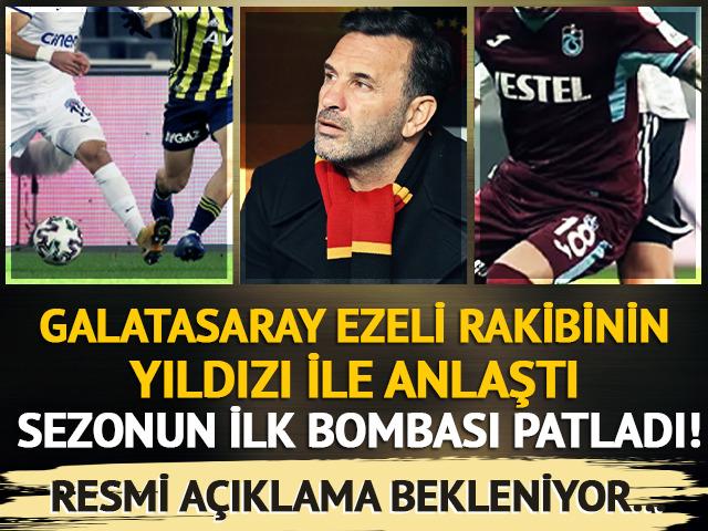 Sezonunun ilk bombası patladı! G.Saray ezeli rakibinin yıldızı ile anlaştı... 