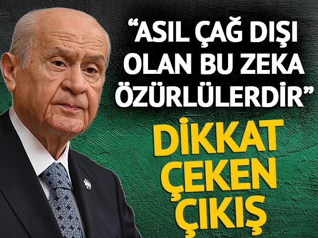 Bahçeli'den DEM Partili Hatimoğulları'na yanıt