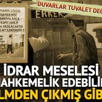 İdrar meselesi mahkemelik edebilir!