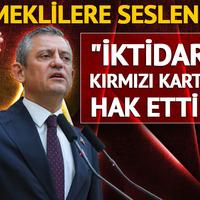 CHP lideri Özgür Özel'den en düşük emekli maaşı tepkisi!