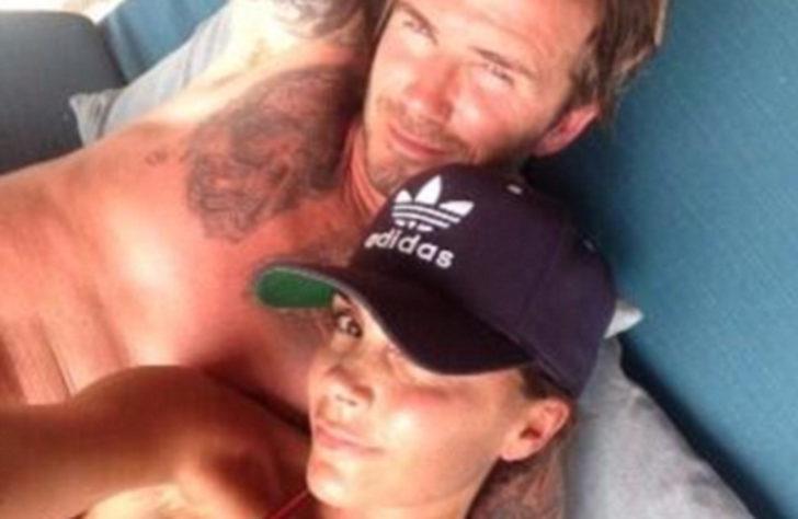 Beckham'ların Romantik Tatili