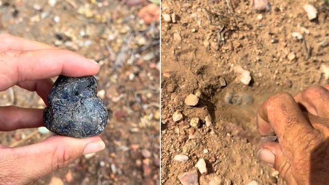 Yağmurdan sonra yürürken şans eseri buldu! 'Parlayan taş' dedi... Değeri dudak uçuklattı: 394 karatlık bir safirmiş
