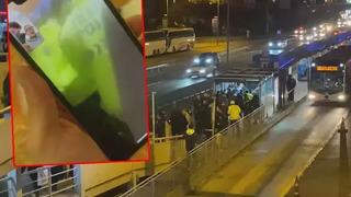 Metrobüste panik anları! Havaya rastgele ateş etti