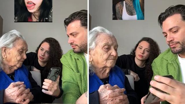 Torunlarına gelin ve damat seçen anneannenin tepkileri gülümsetti! 'Sakın kızım dikkat et'