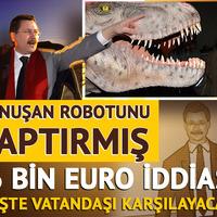 Konuşan robotunu yaptırmış! 66 bin Euro iddiası