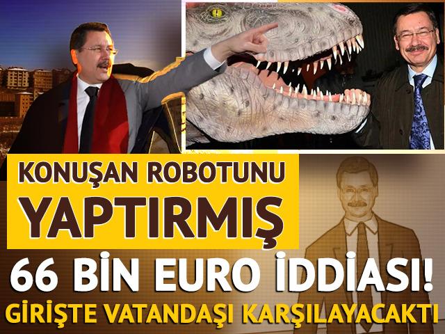 Konuşan robotunu yaptırmış! 66 bin Euro iddiası