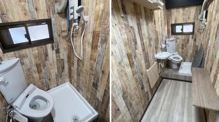 Bu kiralık daire ülkede popüler oldu! Sadece  6 m2'lik ve aylık kirası 7000 TL... "Dev tuvalet dairesi"