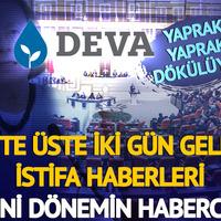 Üst üste iki gün gelen istifa haberleri yeni dönemin habercisi