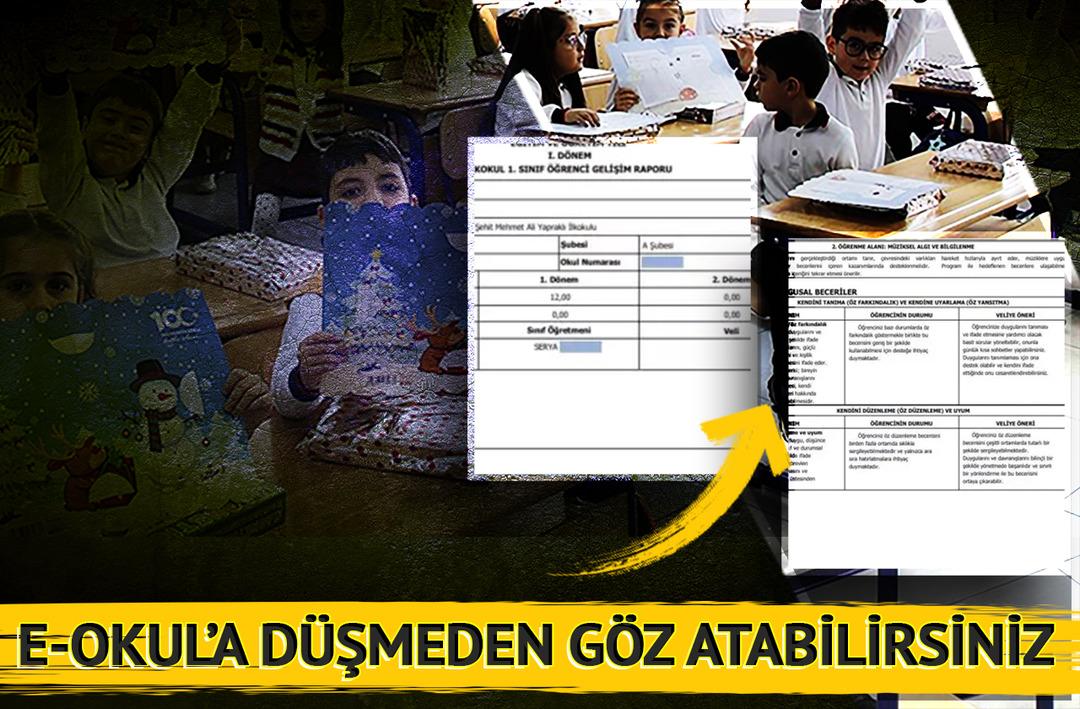 E-okul'da daha yok ama şimdiden inceleyebilirsiniz! Karnenin yerini alan gelişim raporları b&ouml;yle g&ouml;z&uuml;kecek