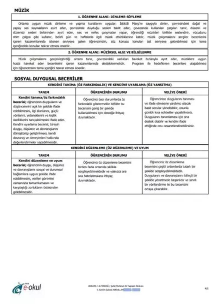E-okul'da daha yok ama şimdiden inceleyebilirsiniz! Karnenin yerini alan gelişim raporları böyle gözükecek G1