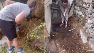 Ev sahipleri arka bahçelerinde gizli bir bina keşfettiler! Ancak her şey göründüğünden çok farklıydı: Bir tane alana bir tane bedava